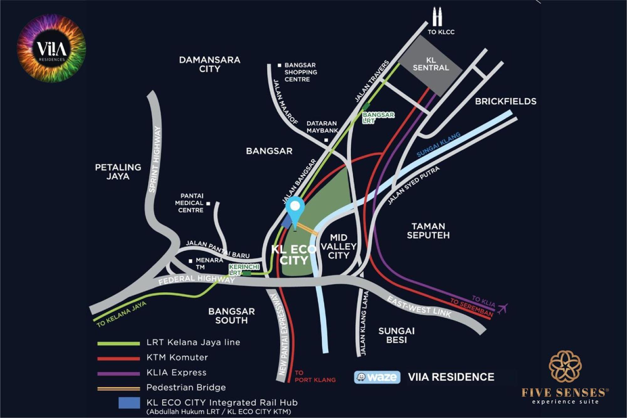 Viia Residence, Mid Valley Kl Kuala Lumpur Kültér fotó
